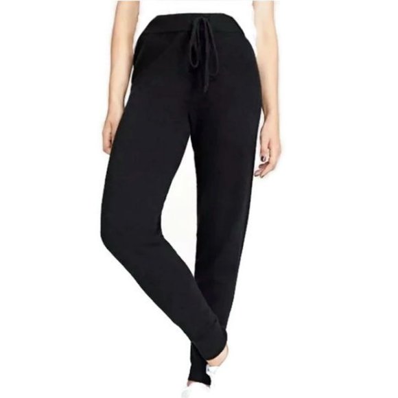 Charter Club Luxury 100% Cashmere Black Jogger Pants size Medium - Picture 1 of 7